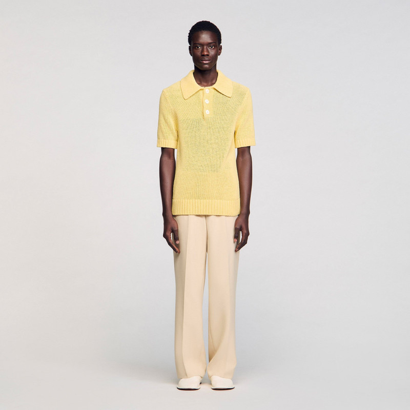 Sandro KNIT POLO SHIRT outlook