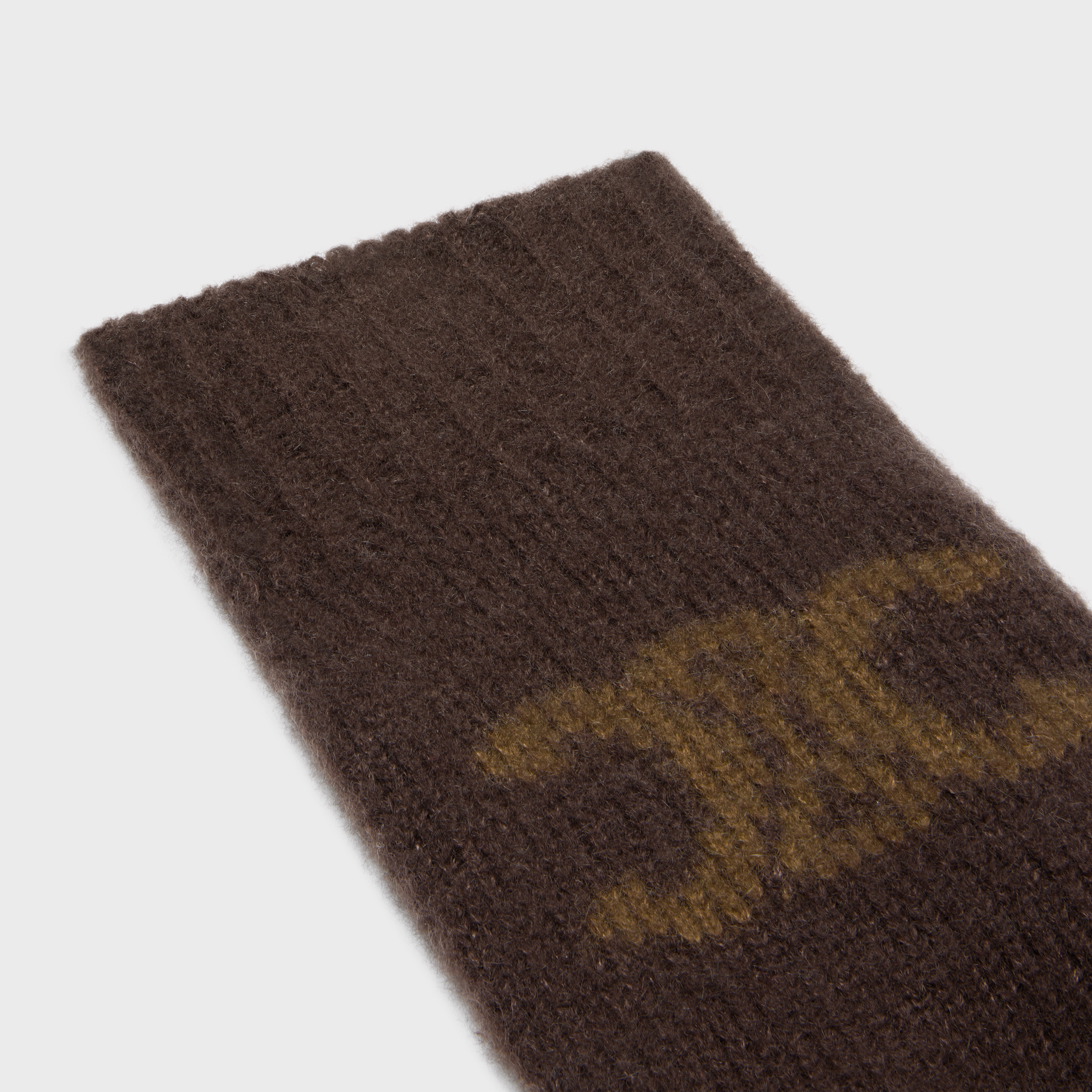 gloves in monogram wool, cashmere and silk - 3