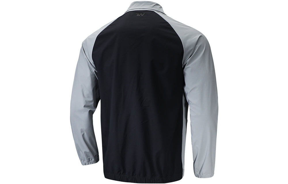 Under Armour Sportstyle Woven Full Zip Jacket 'Black Grey' 22500402-001 - 2