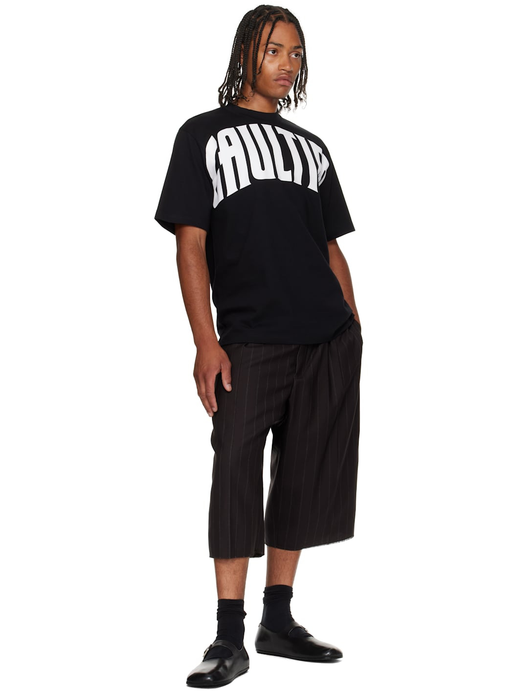 Black 'The Large Gaultier' T-shirt - 4