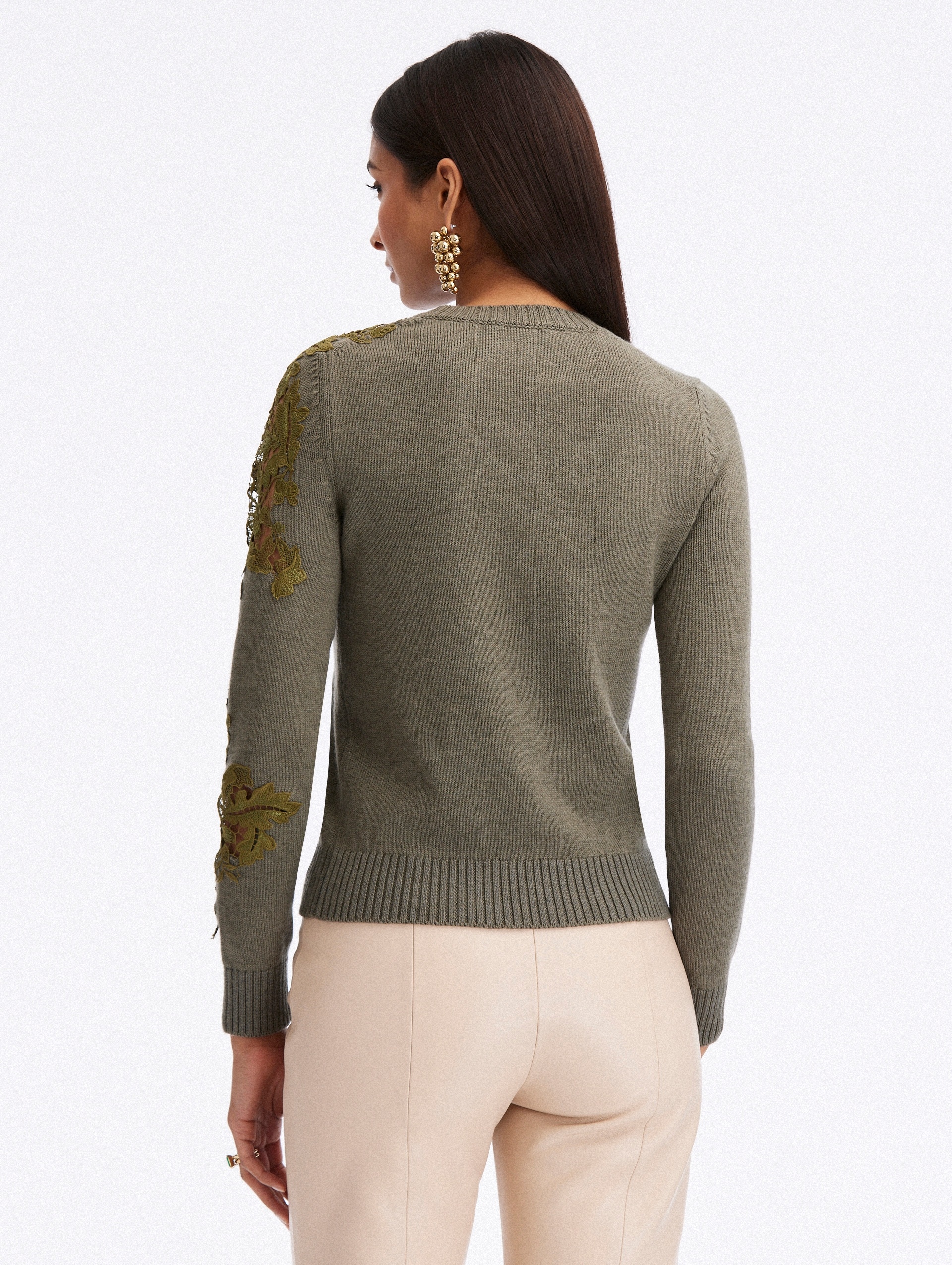 ACORN LACE INSET PULLOVER - 3