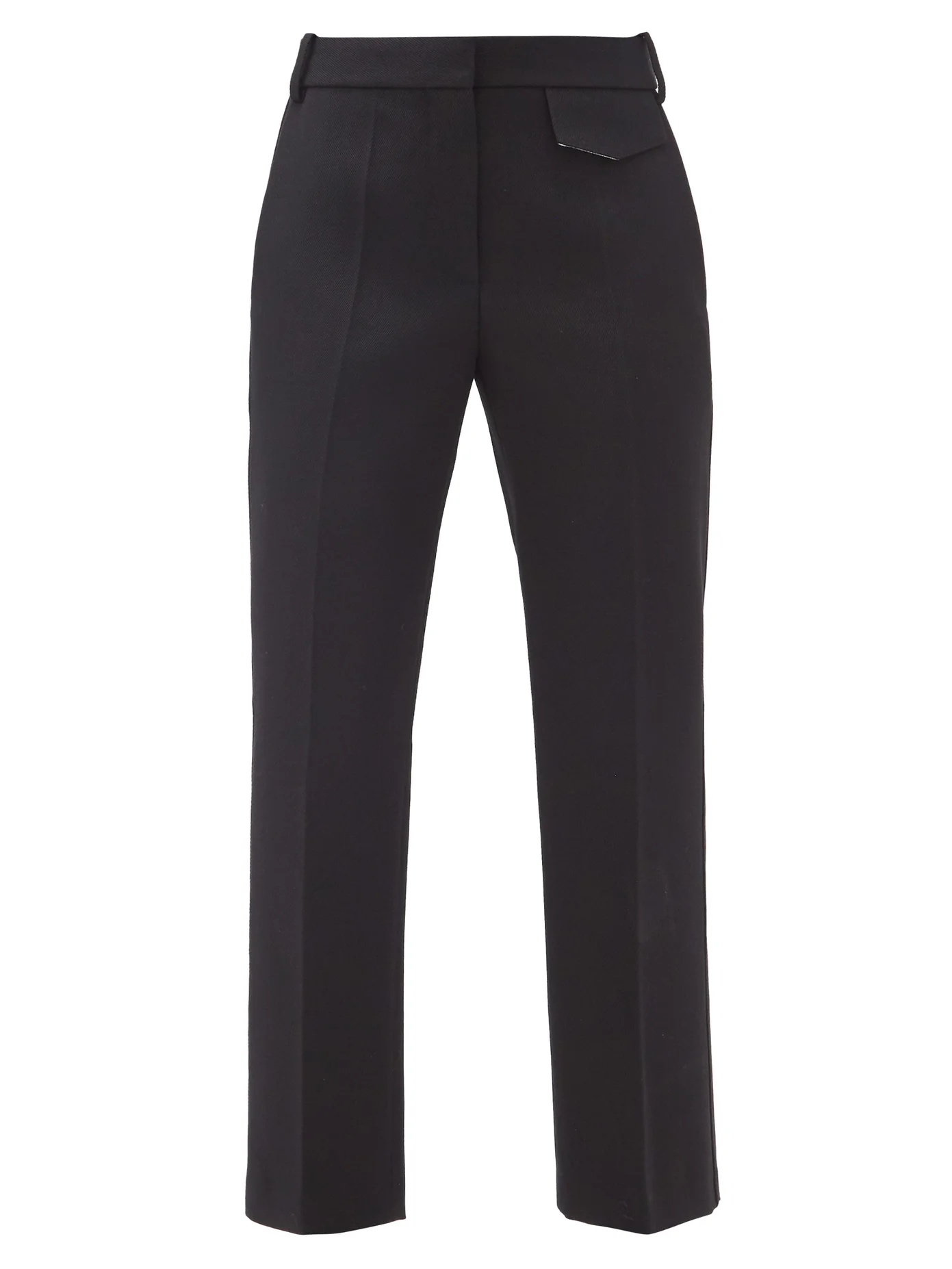 Penelope pleated wool-twill trousers - 1