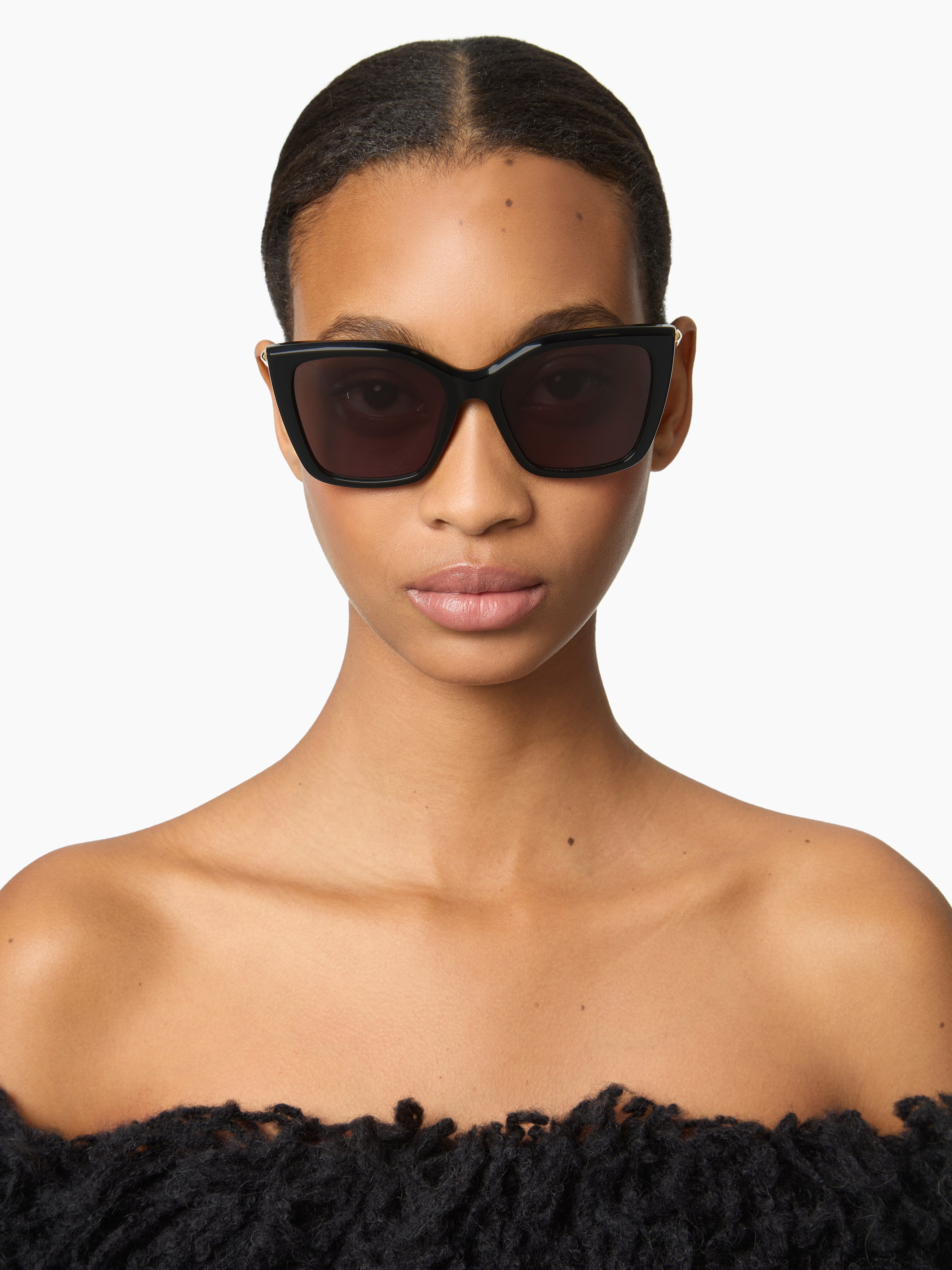 WAVES ROUND BLACK SUNGLASSES - 14