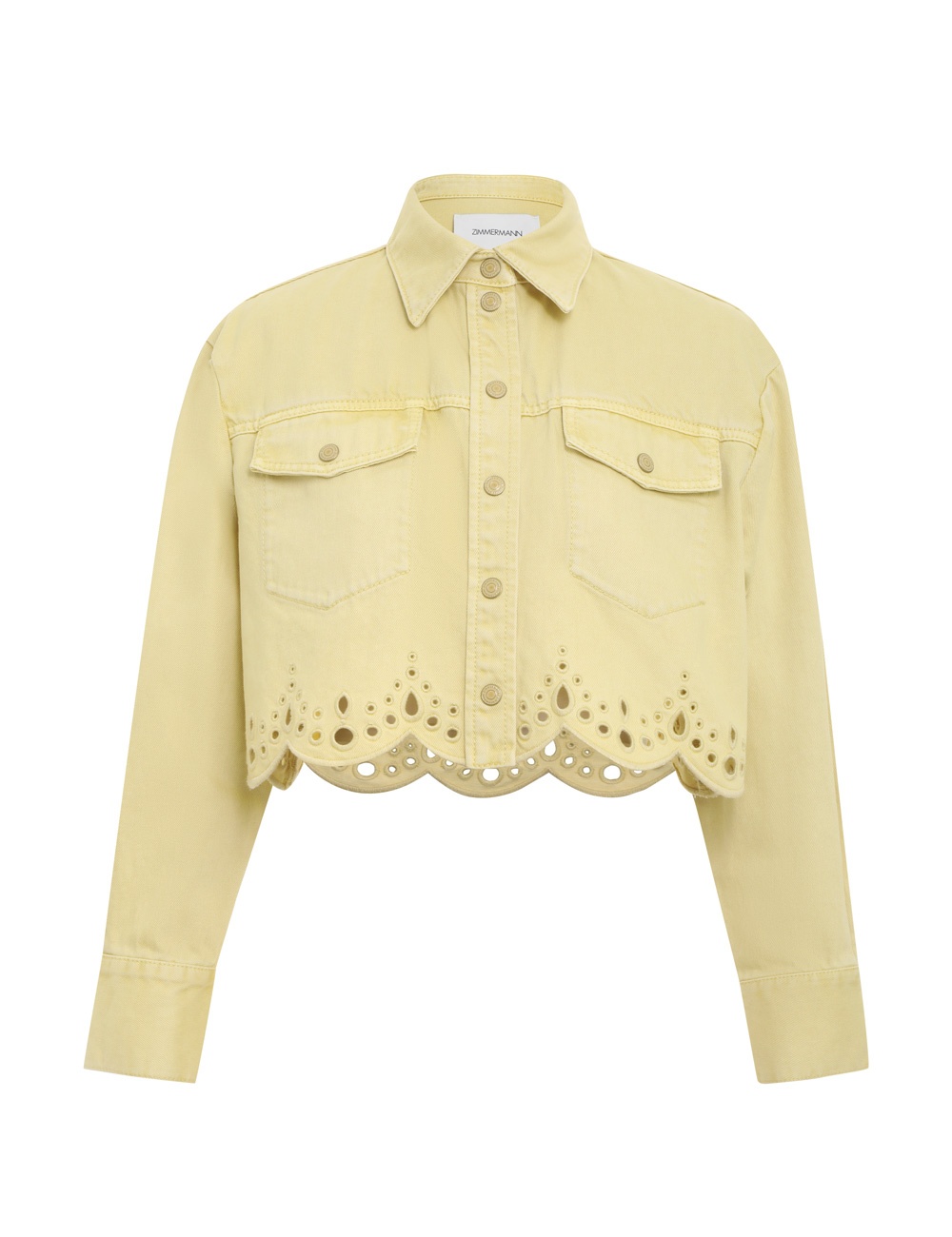 CLOVER SCALLOP SHIRT JACKET - 1