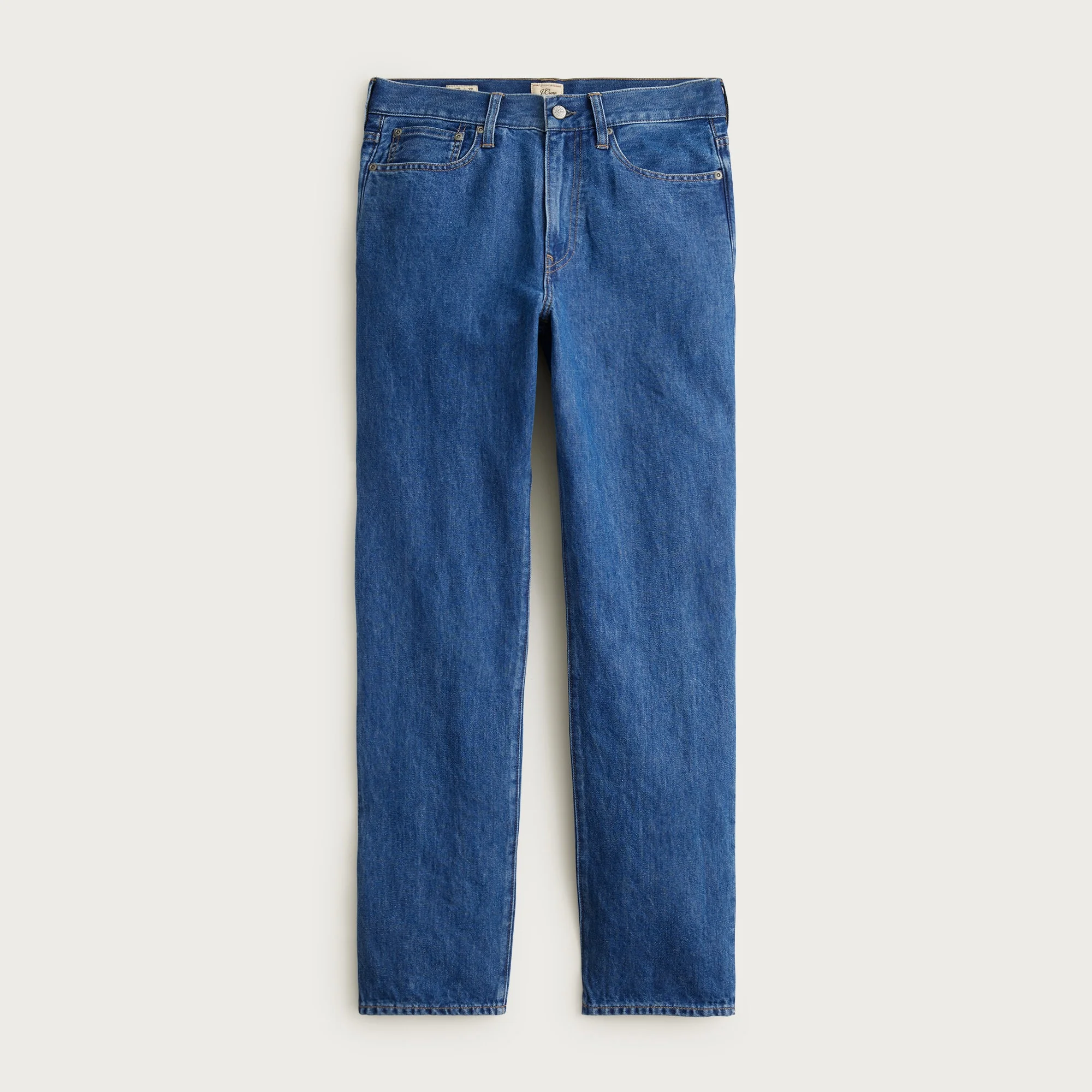 Classic Straight summerweight jean in cotton-linen blend - 1