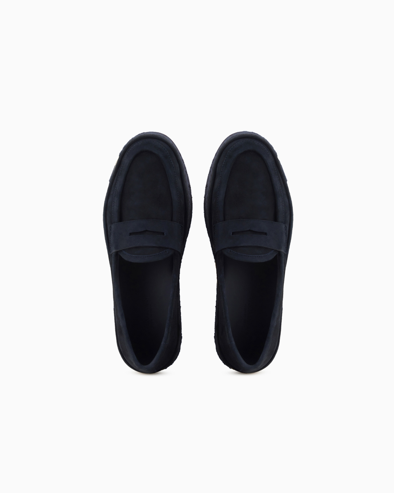 SUEDE LOAFERS WITH A ROPE SOLE - 3