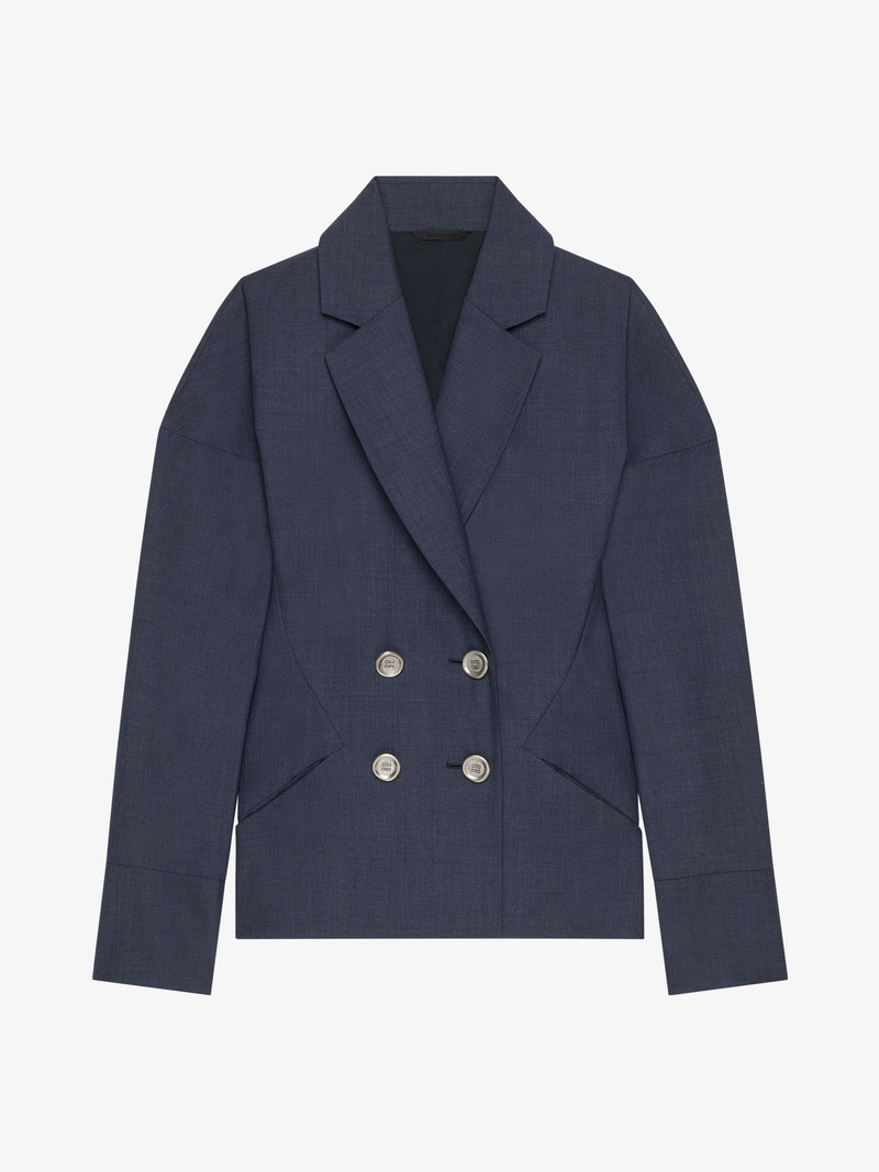 SLIM FIT JACKET IN WOOL - 1