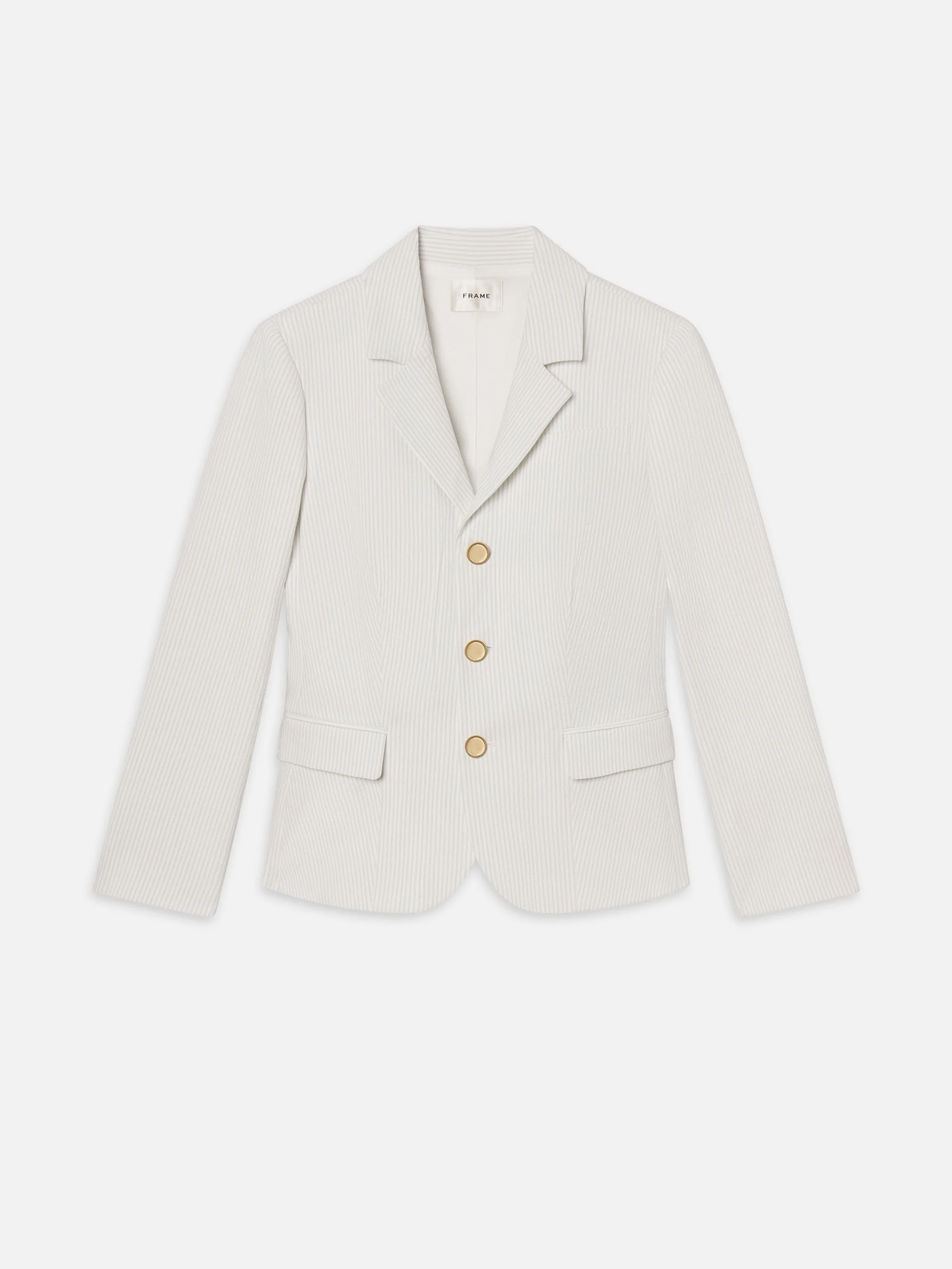 The Smart Blazer in Light Chambray Multi - 1