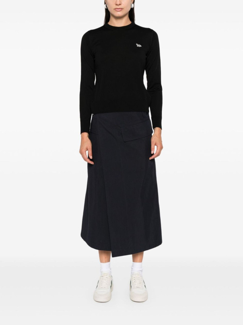 Maison Kitsuné Baby Fox-patch sweater outlook