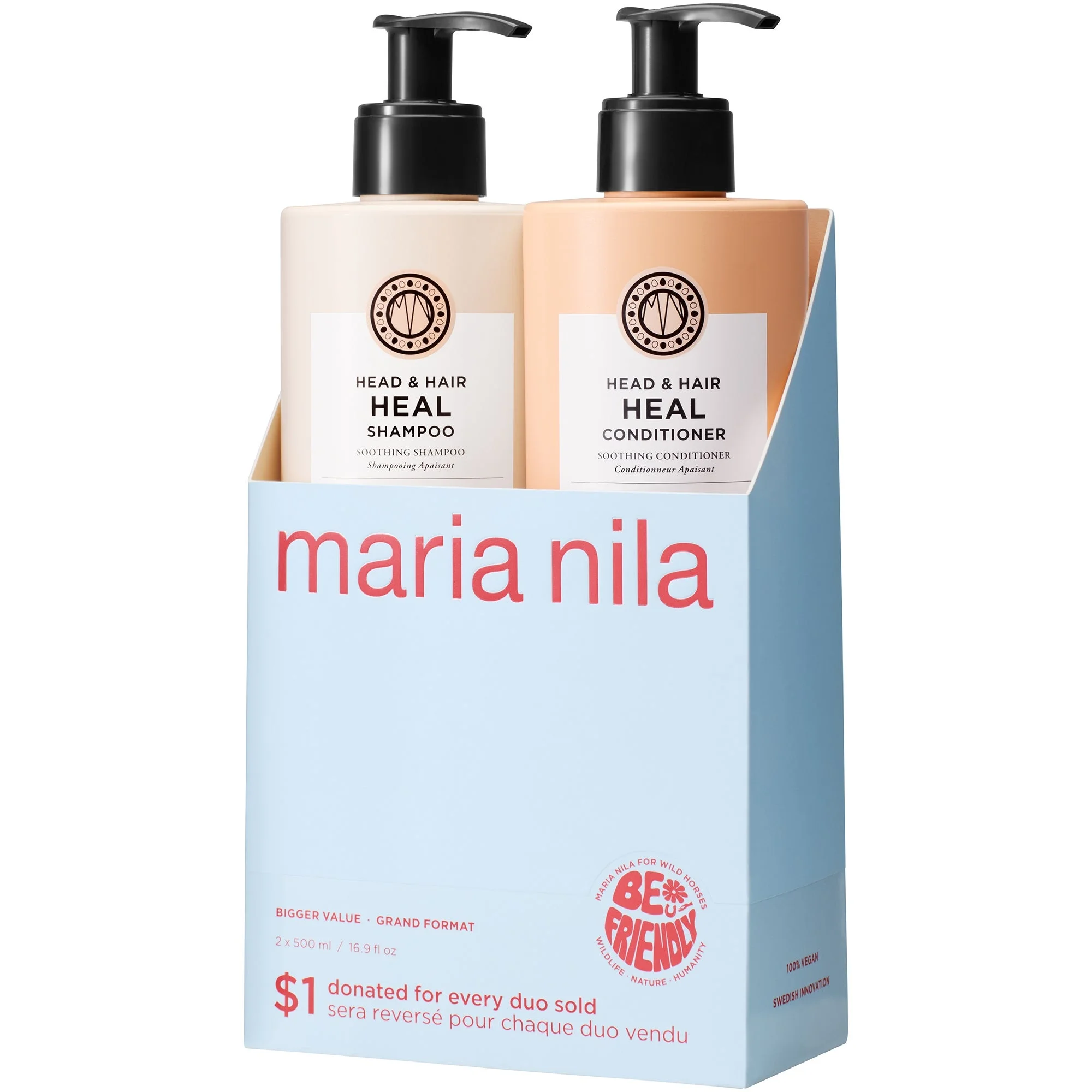 Maria Nila Duo Bundle 500ml - Head & Hair Heal - 1