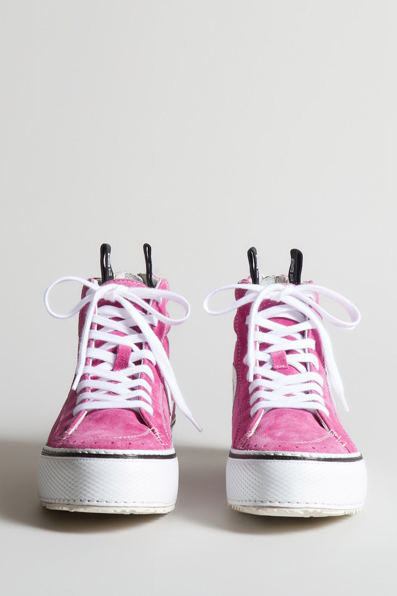 R13 ROGUE HIGH TOP - PINK SUEDE outlook