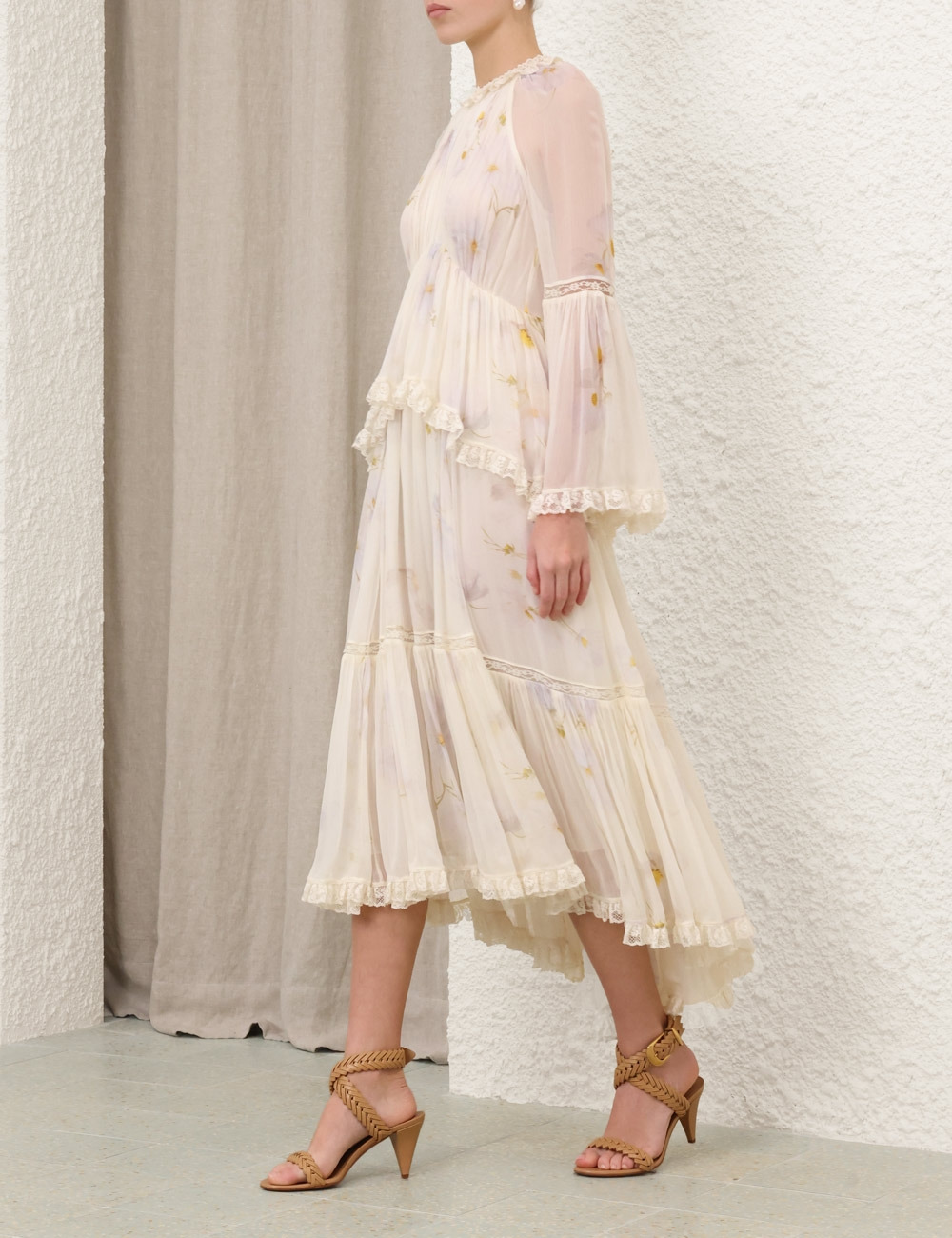 MEMENTO PEPLUM FLUTTER DRESS - 3