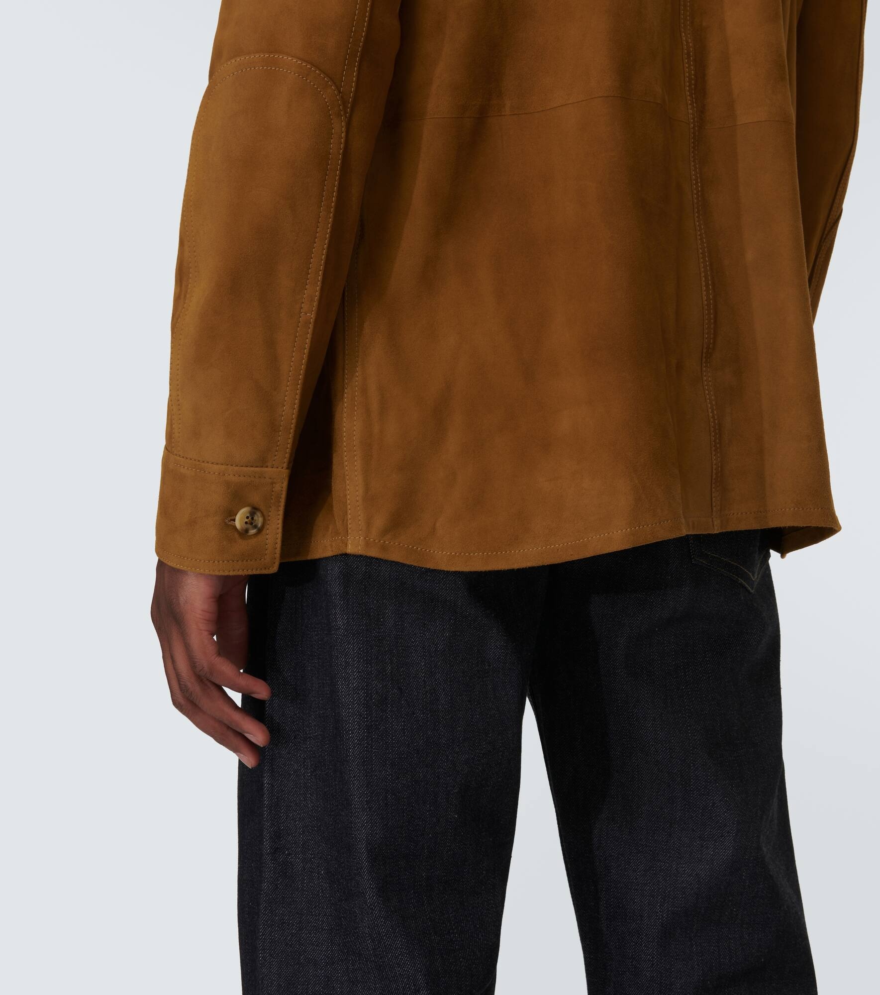 Lucas suede overshirt - 6