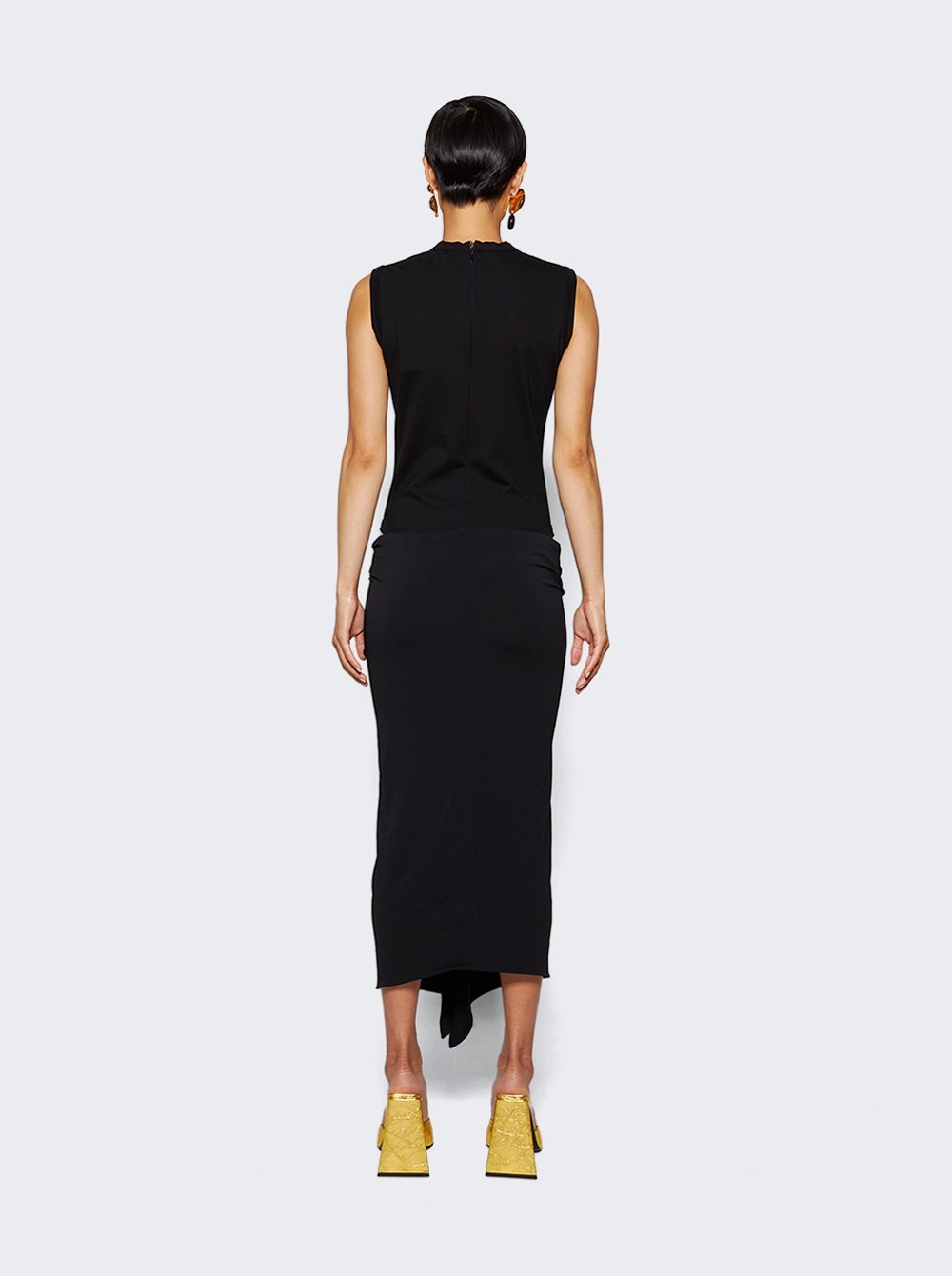 Mirna Midi Dress Black - 5