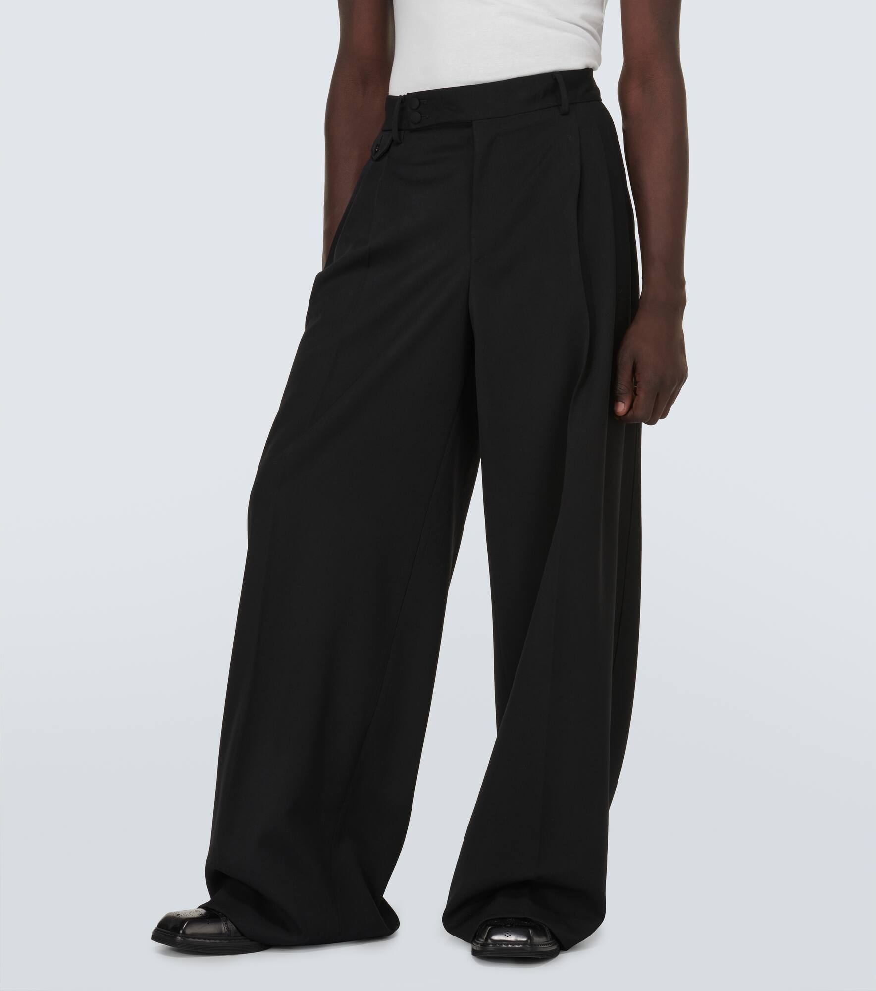 Virgin wool chinos - 3