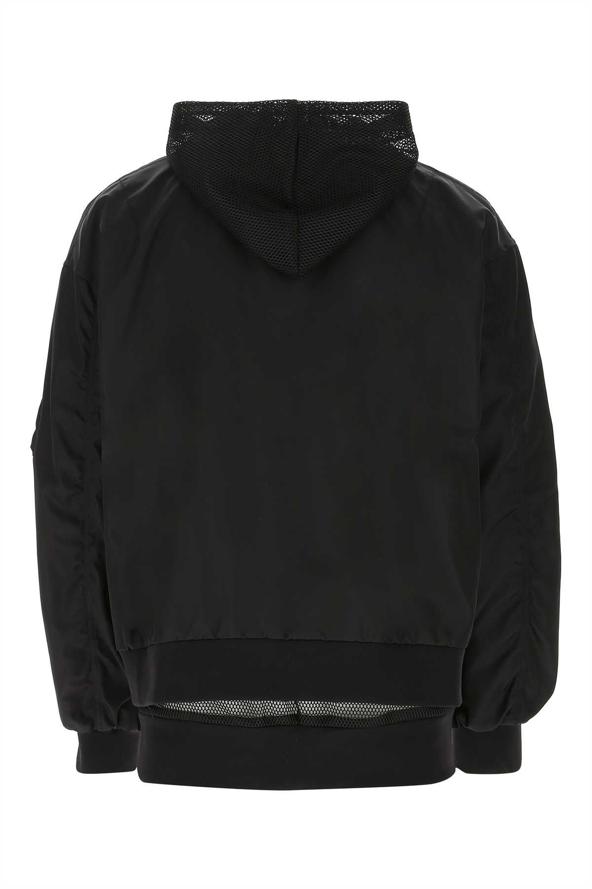 Dolce & Gabbana Men Black Nylon Bomber Jacket - 2
