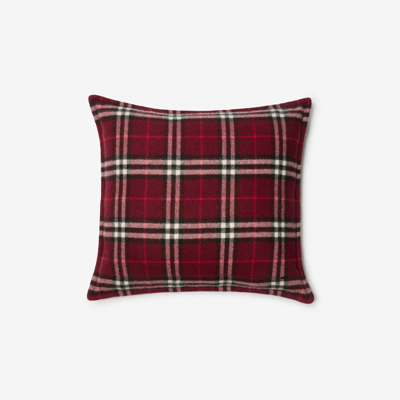 Burberry Check Cashmere Cushion outlook