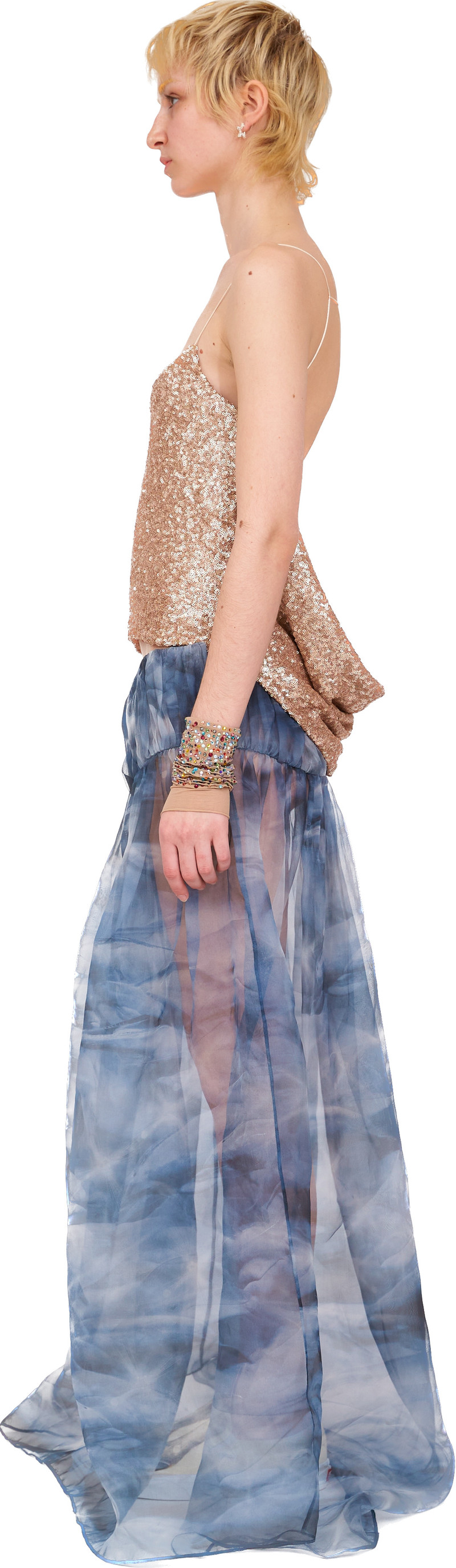 ROSE GOLD SEQUIN MEOW TOP 4