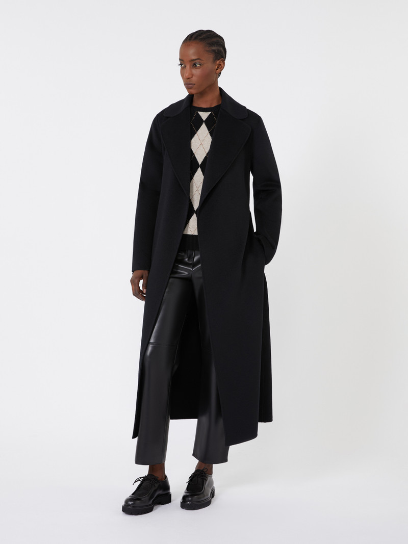 'S Max Mara SOPRANO Argyle wool and cashmere sweater outlook