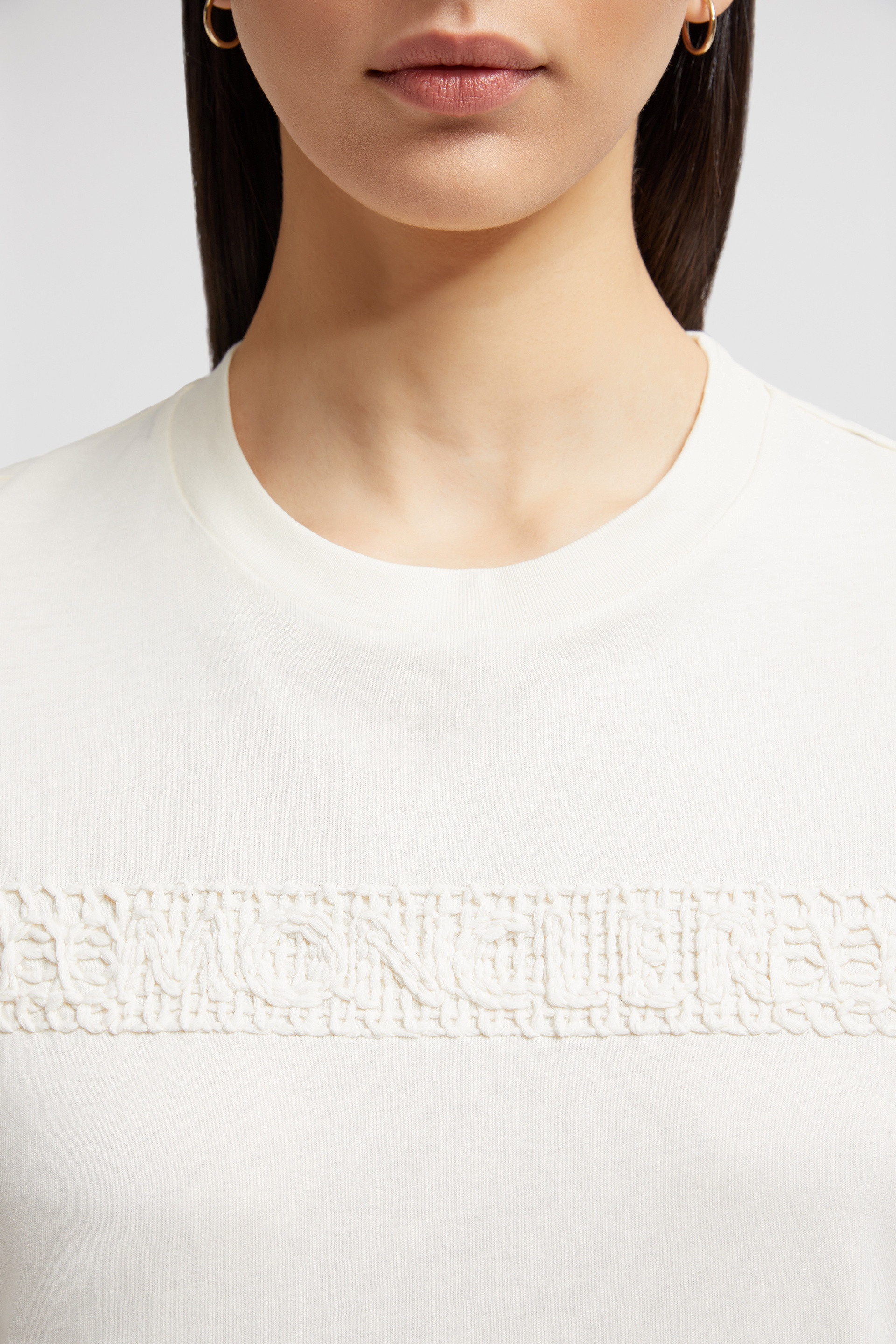 Embroidered Logo Cotton T-Shirt - 6