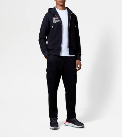 Tod's ZIPPED HOODIE NO_CODE - BLACK outlook