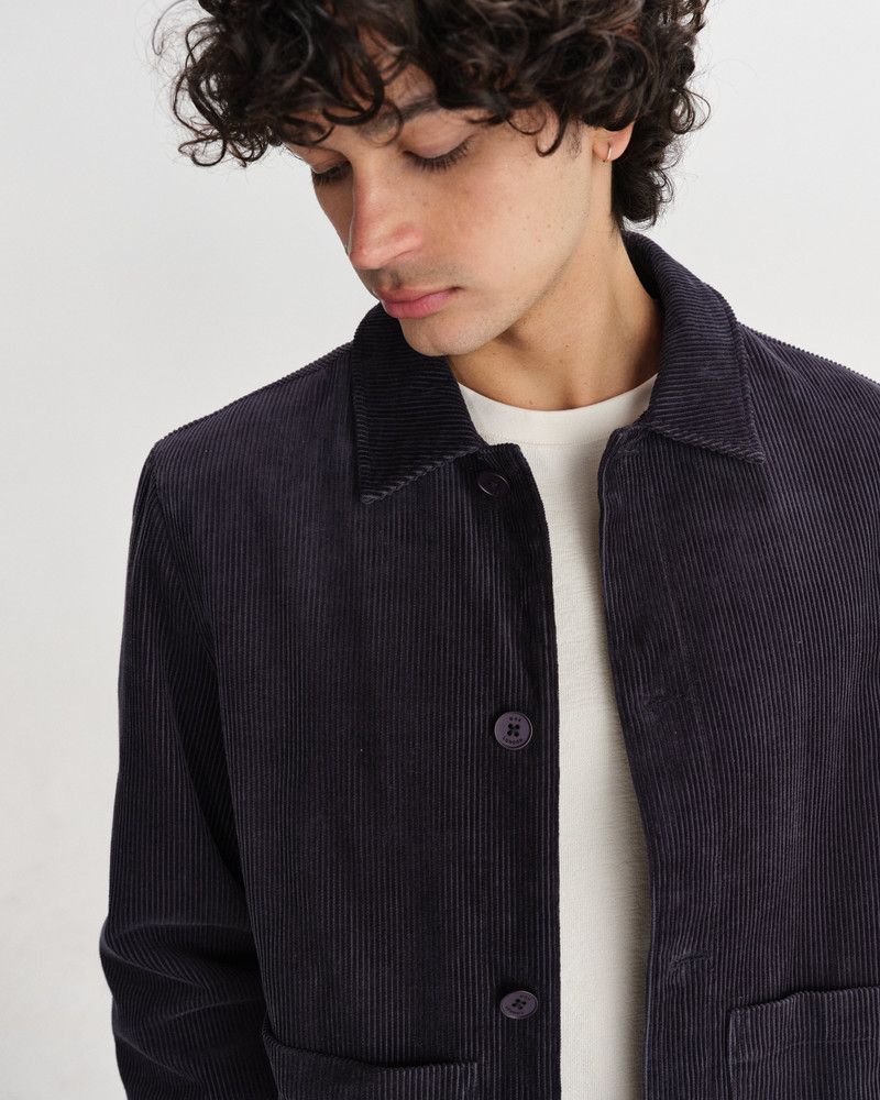 Landmark - Navy Corduroy Chore Jacket 3