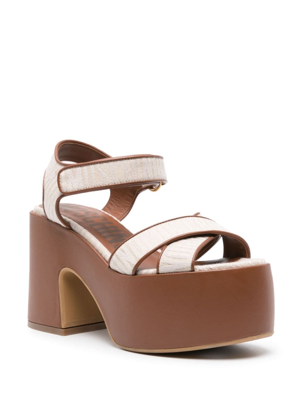70mm leather sandals - 2