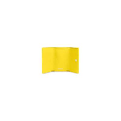 BALENCIAGA Women's Papier Mini Wallet in Yellow outlook
