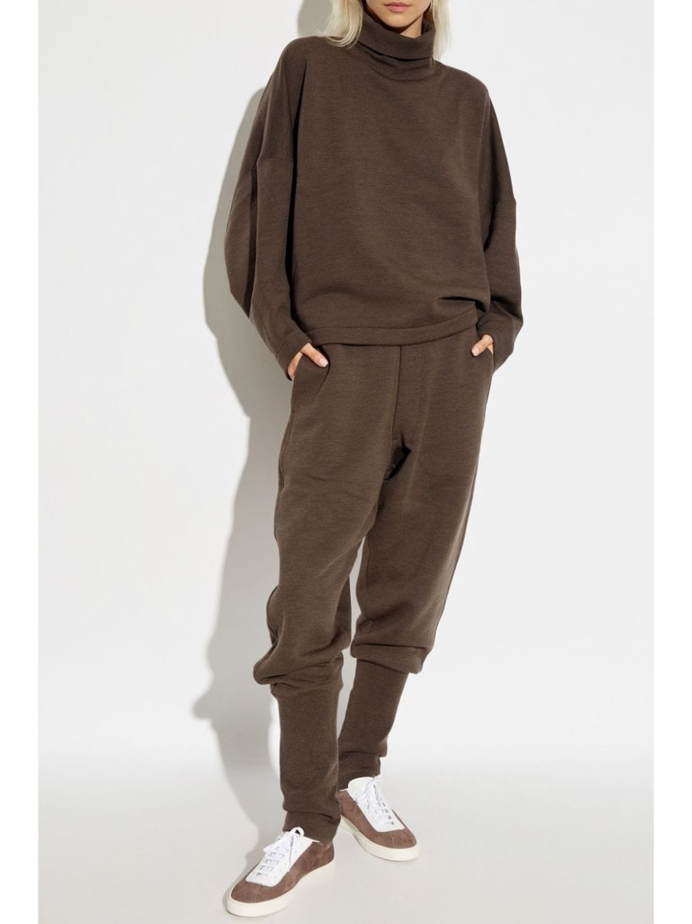 roll neck long-sleeve jumper - 2
