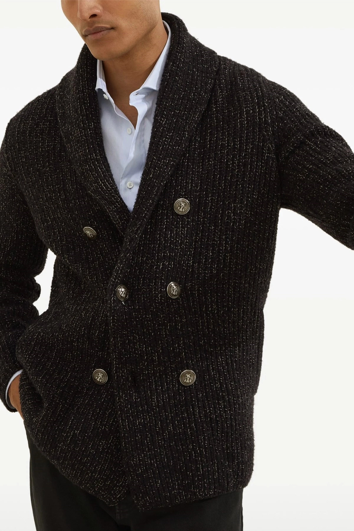 Double-breasted cardigan - 2