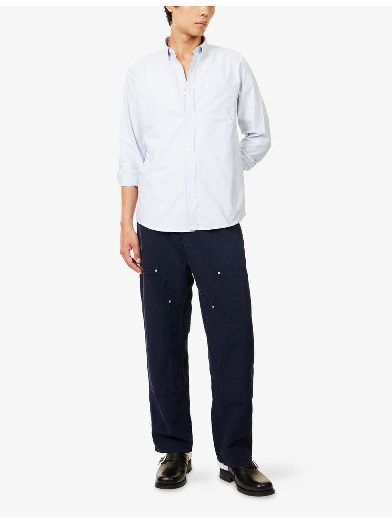 Carhartt Logo-Embroidered Long-Sleeve Cotton Shirt outlook