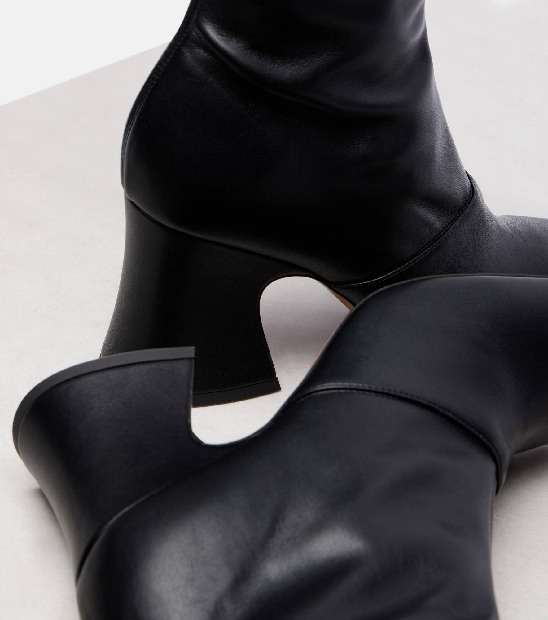Janis 80 faux leather over-the-knee boots - 5