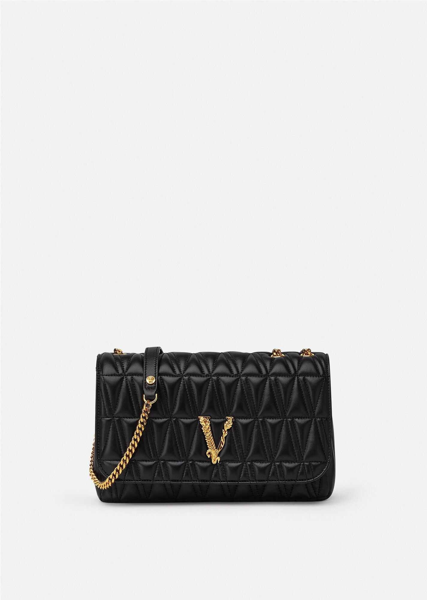 Virtus Quilted Nappa Leather Shoulder Bag - 1