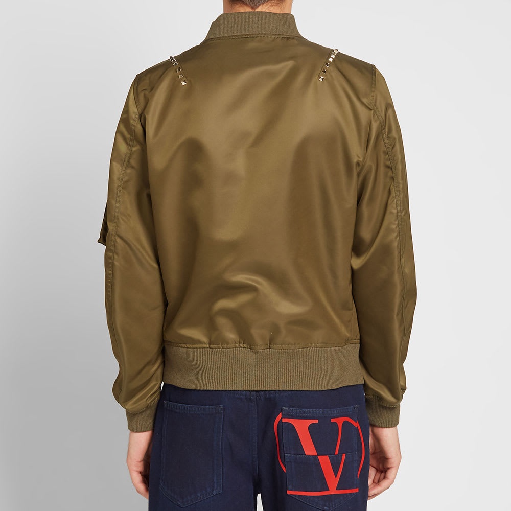 Valentino Rockstud Untitled Bomber Jacket - 5