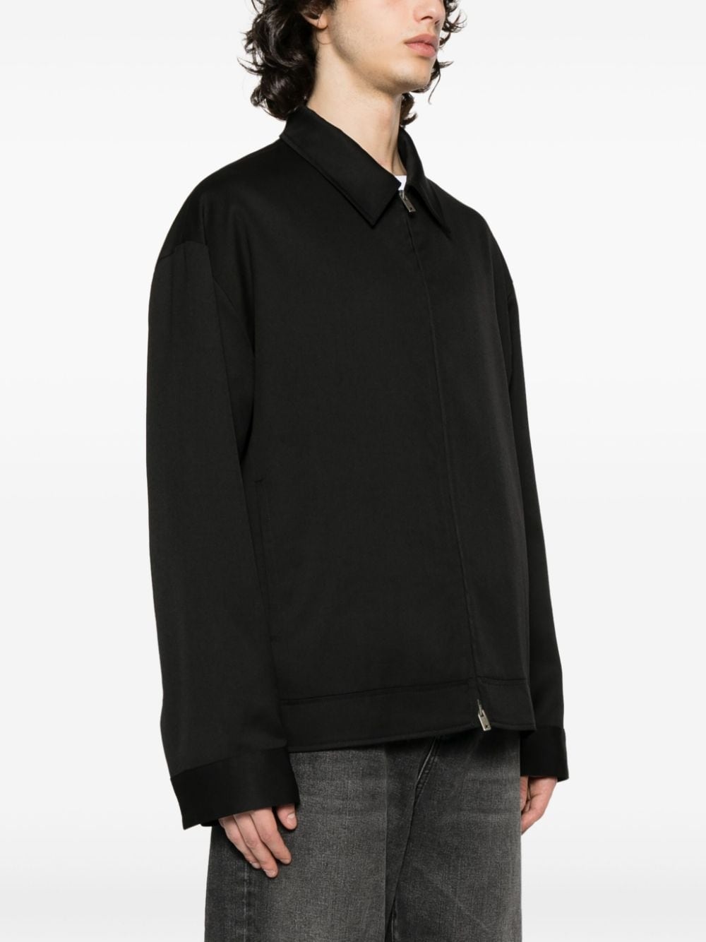 virgin-wool shirt jacket - 3