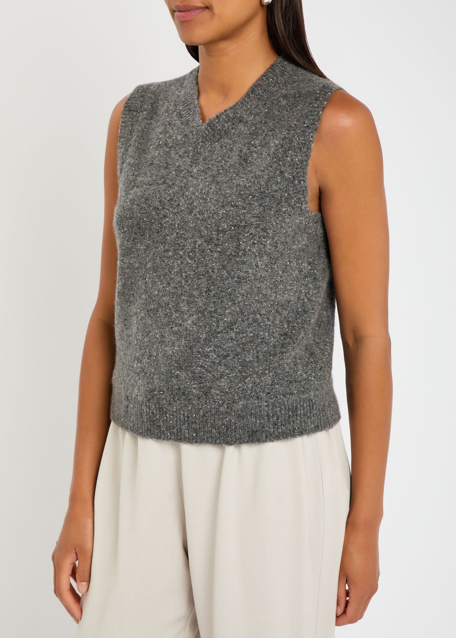 Vince Melange Cashmere Vest - 2