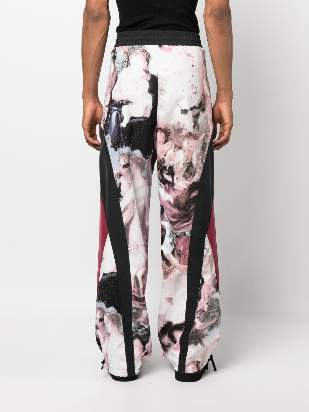 Pastel-print track pants - 4