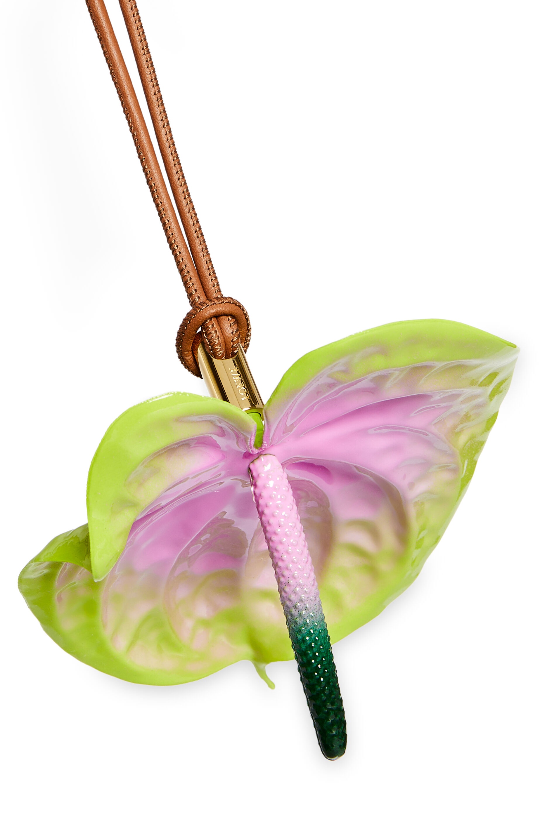Anthurium charm in resin - 3