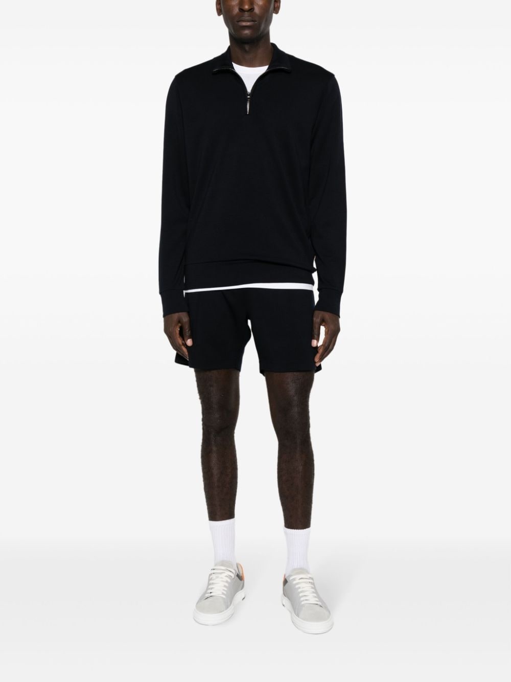 half-zip wool jumper - 2