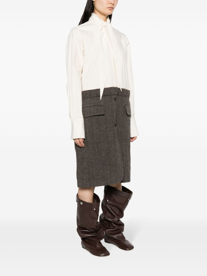 long-sleeve shirt midi dress 3