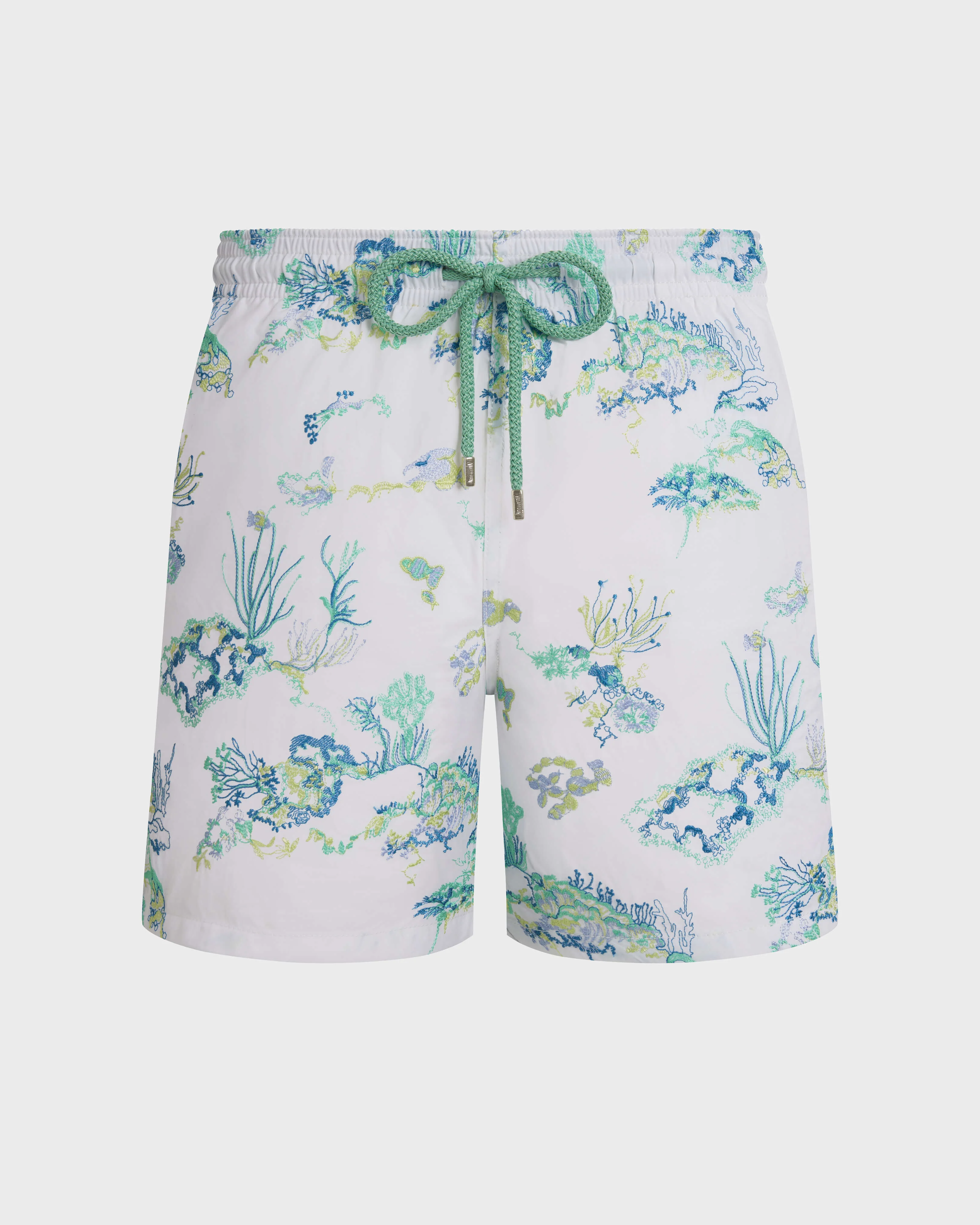 MEN EMBROIDERED SWIM TRUNKS CORAL REEF - LIMITED EDITION - 1