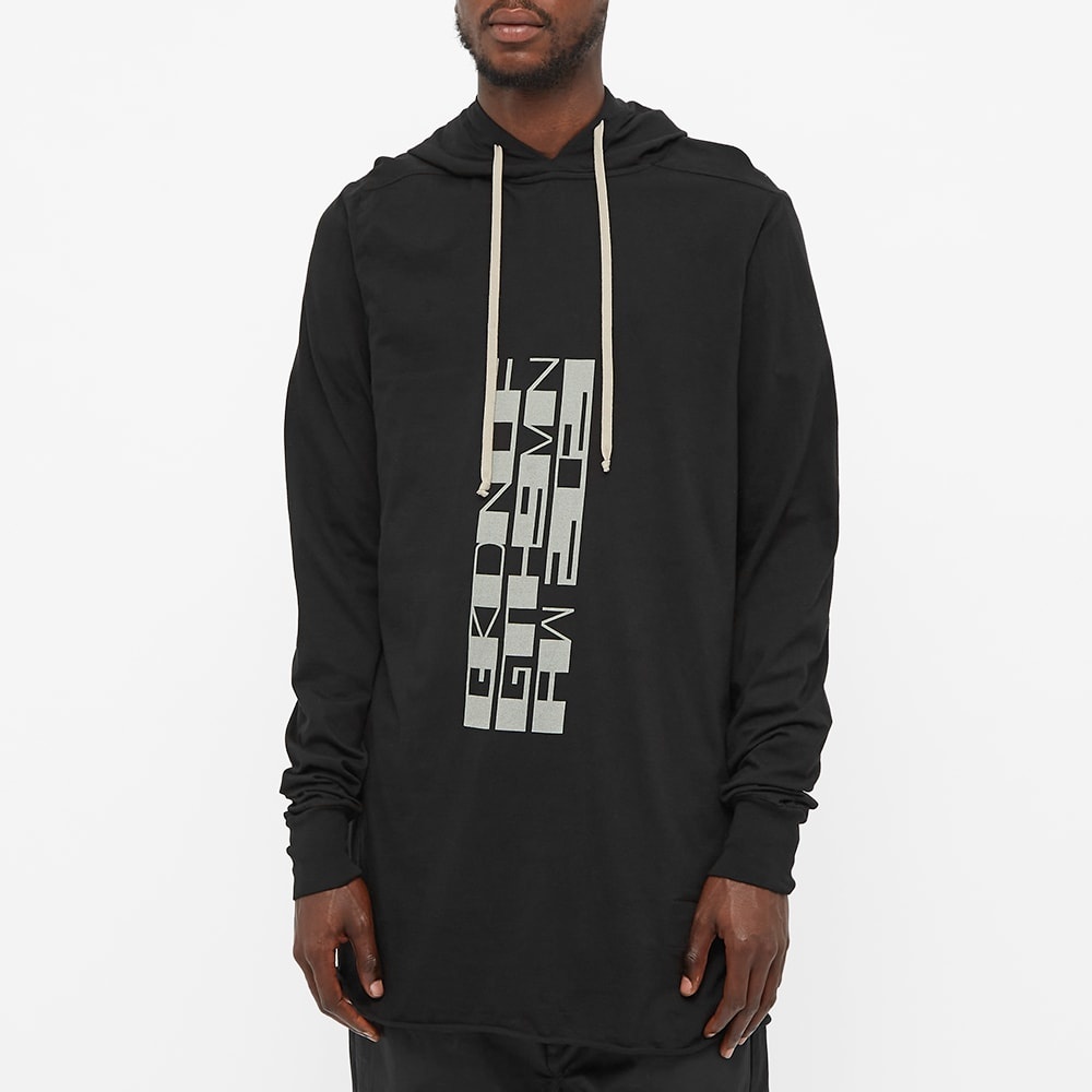 Rick Owens DRKSHDW Lightweight Season Logo Print Pullover Hoody - 4