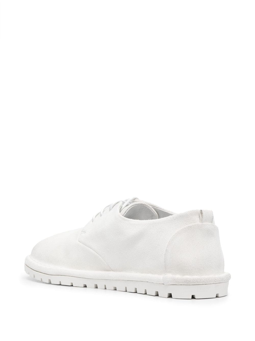 round-toe leather oxfords - 3