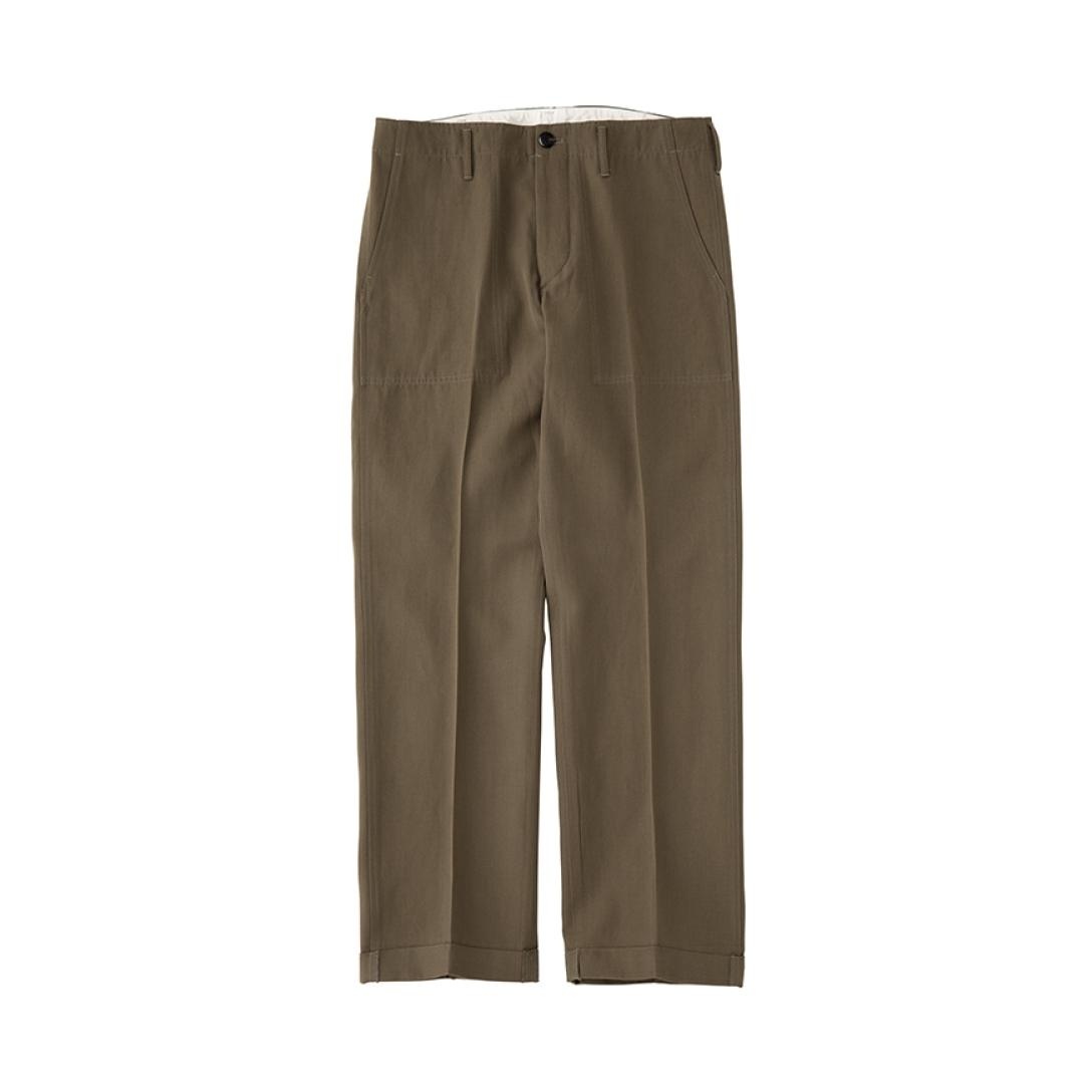 TRADE WIND PANTS (GABARDINE) OLIVE - 1