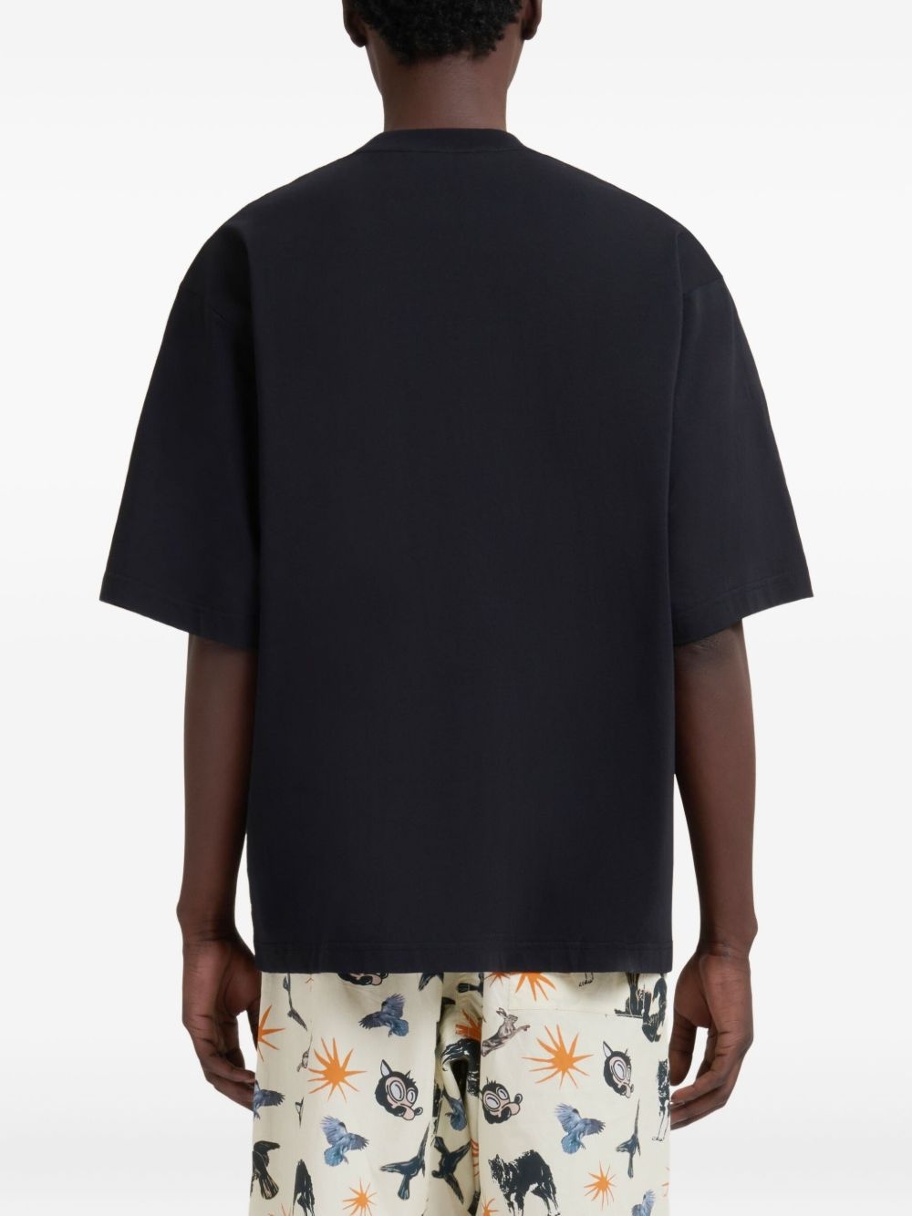 logo-print cotton t-shirt - 4