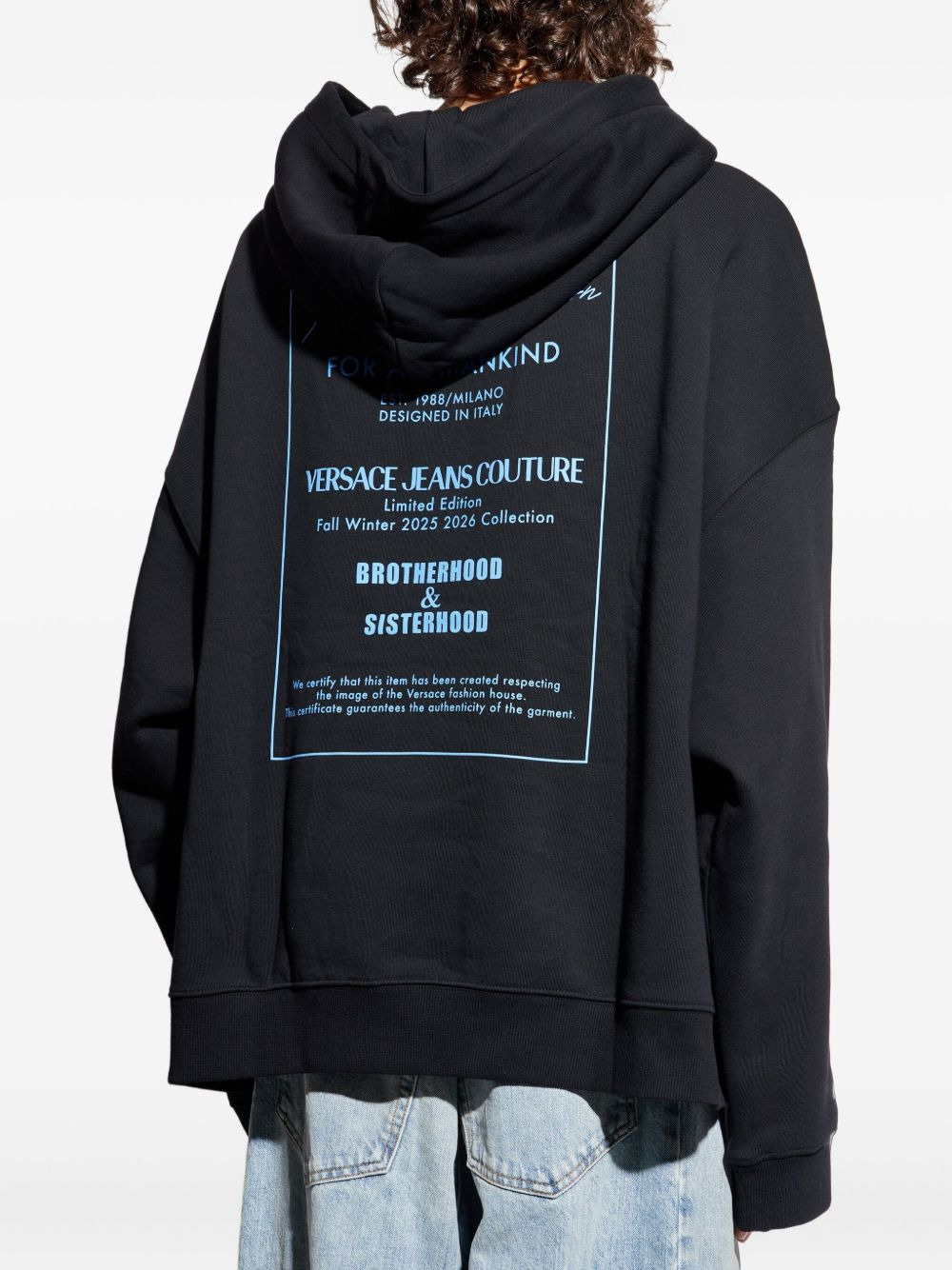logo-print hoodie - 4