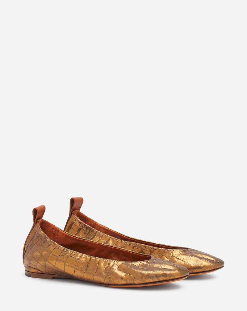 Lanvin THE BALLERINA IN CROCODILE-EFFECT LEATHER outlook