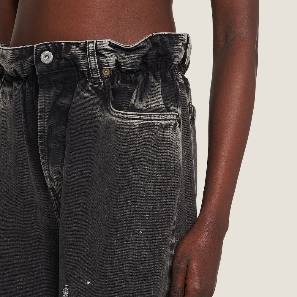 Black denim pants - 4