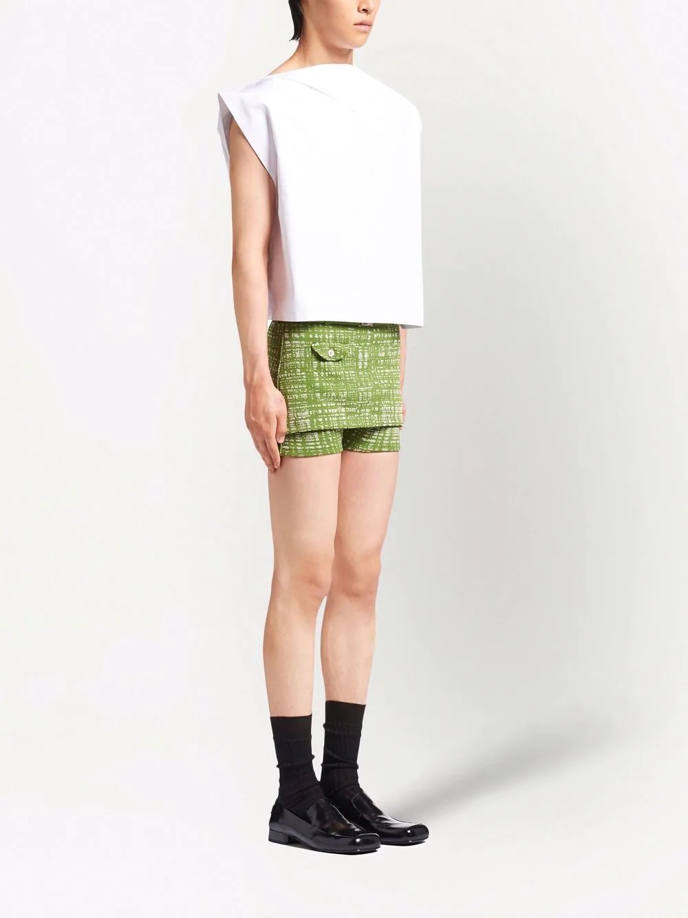 jacquard-knit shorts - 3