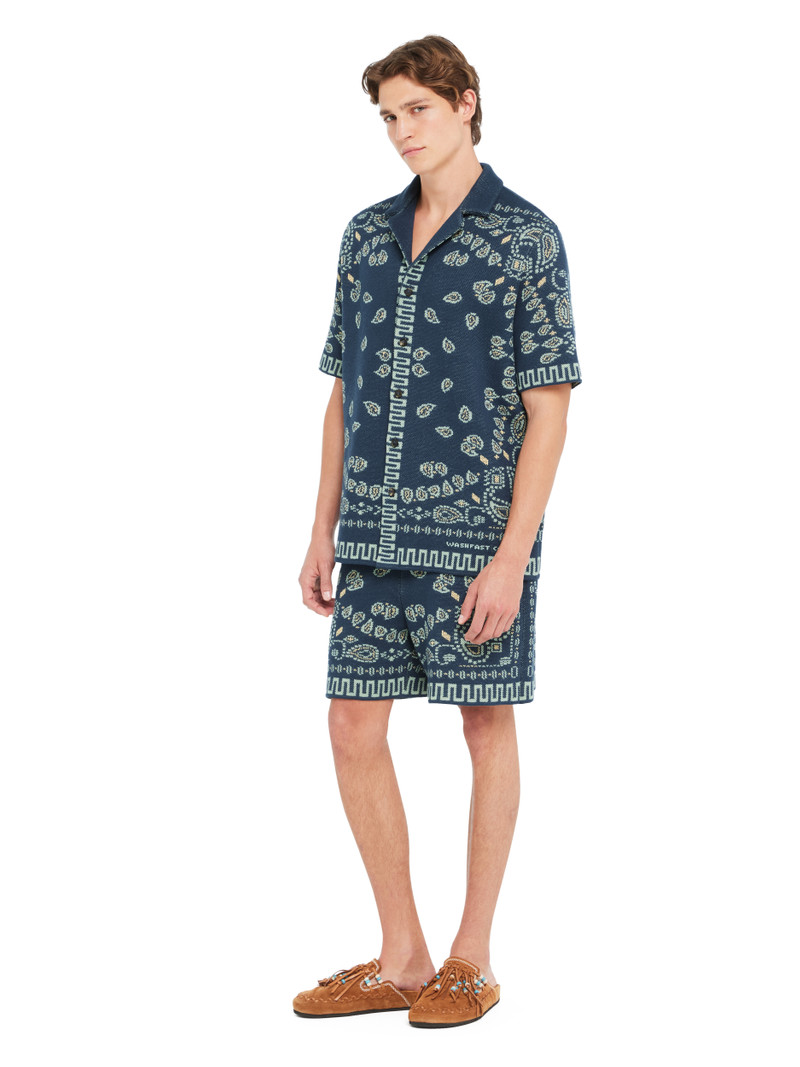 Cotton Piquet Bandana Shirt 5